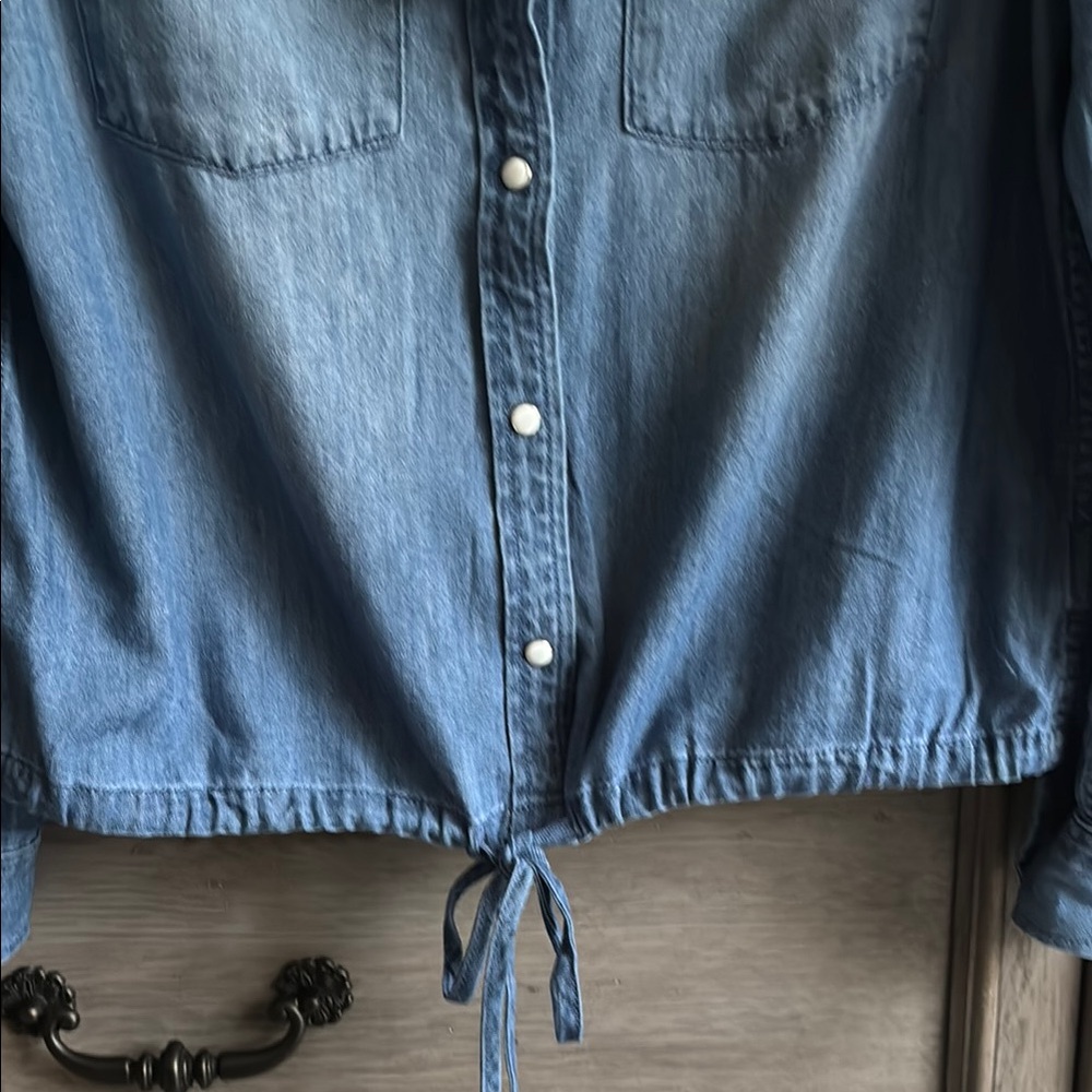 Lola River Denim Button-Up Shirt - Picture 6 of 6